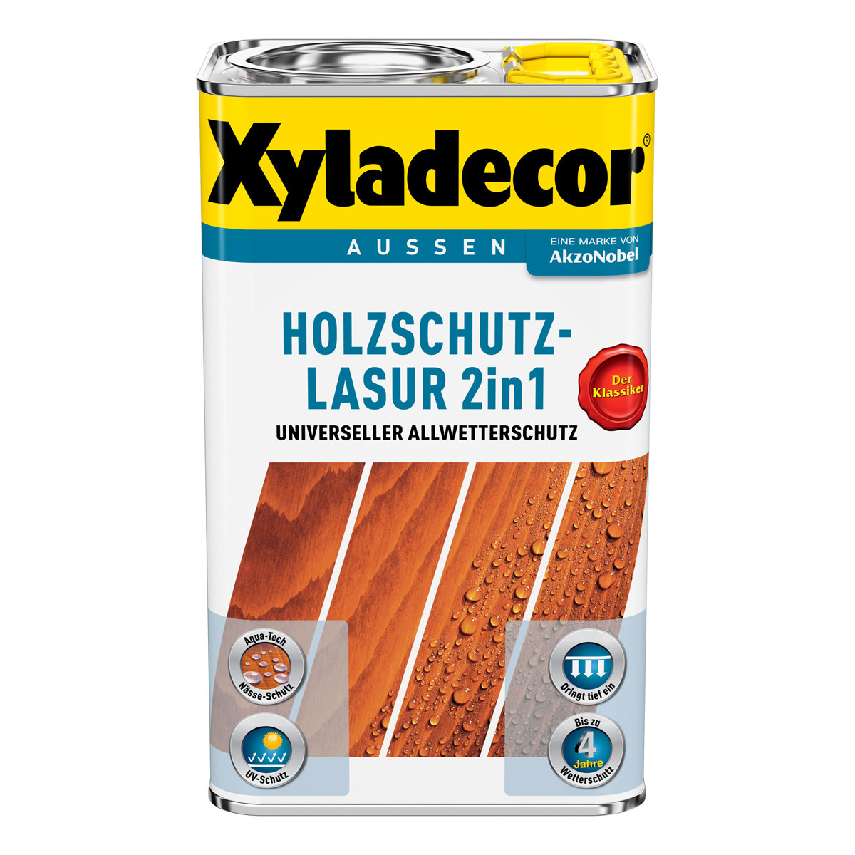 Xyladecor Holzschutz-Lasur grau 0,75 L Bild 1