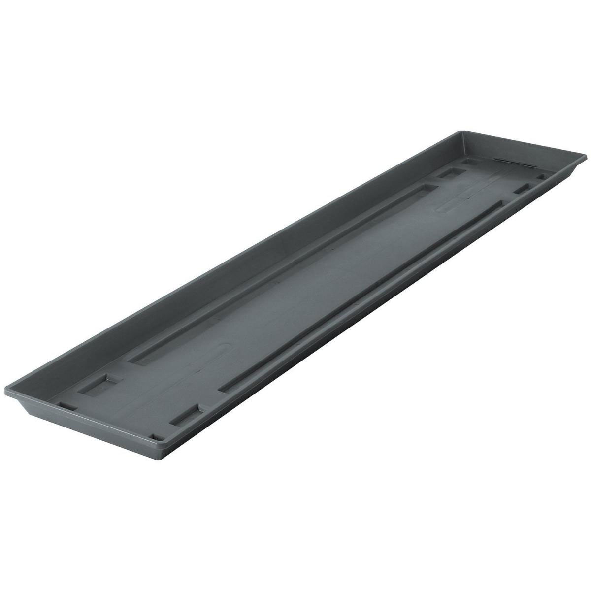 Geli Blumenkasten-Untersetzer 80 cm grau