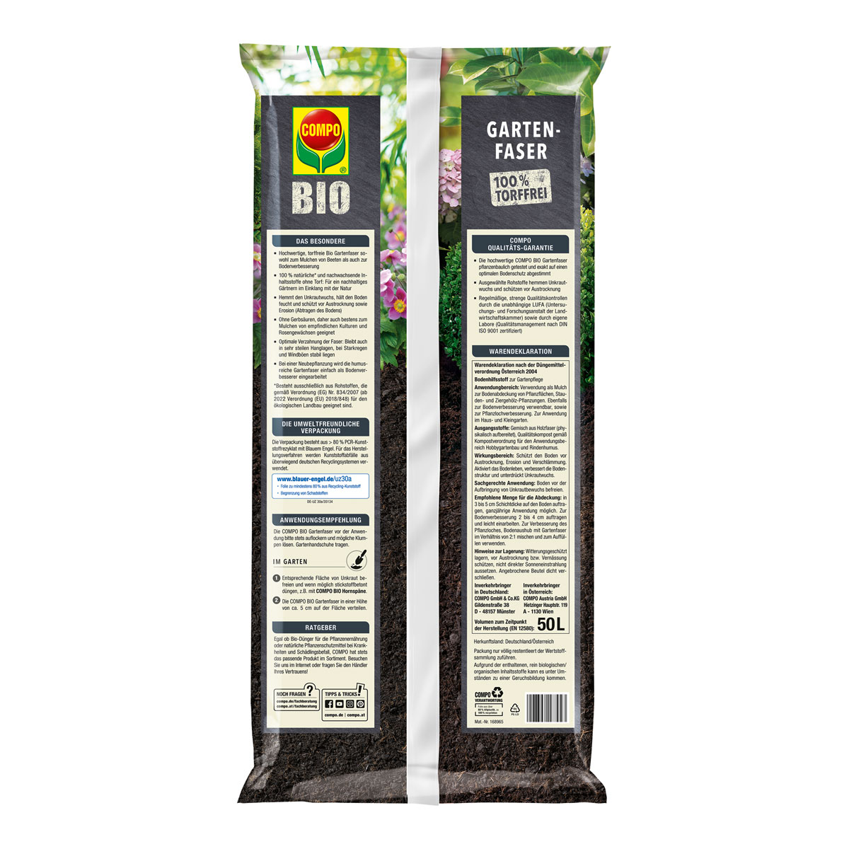 Compo Bio Gartenfaser torffrei 50 L Bild 2