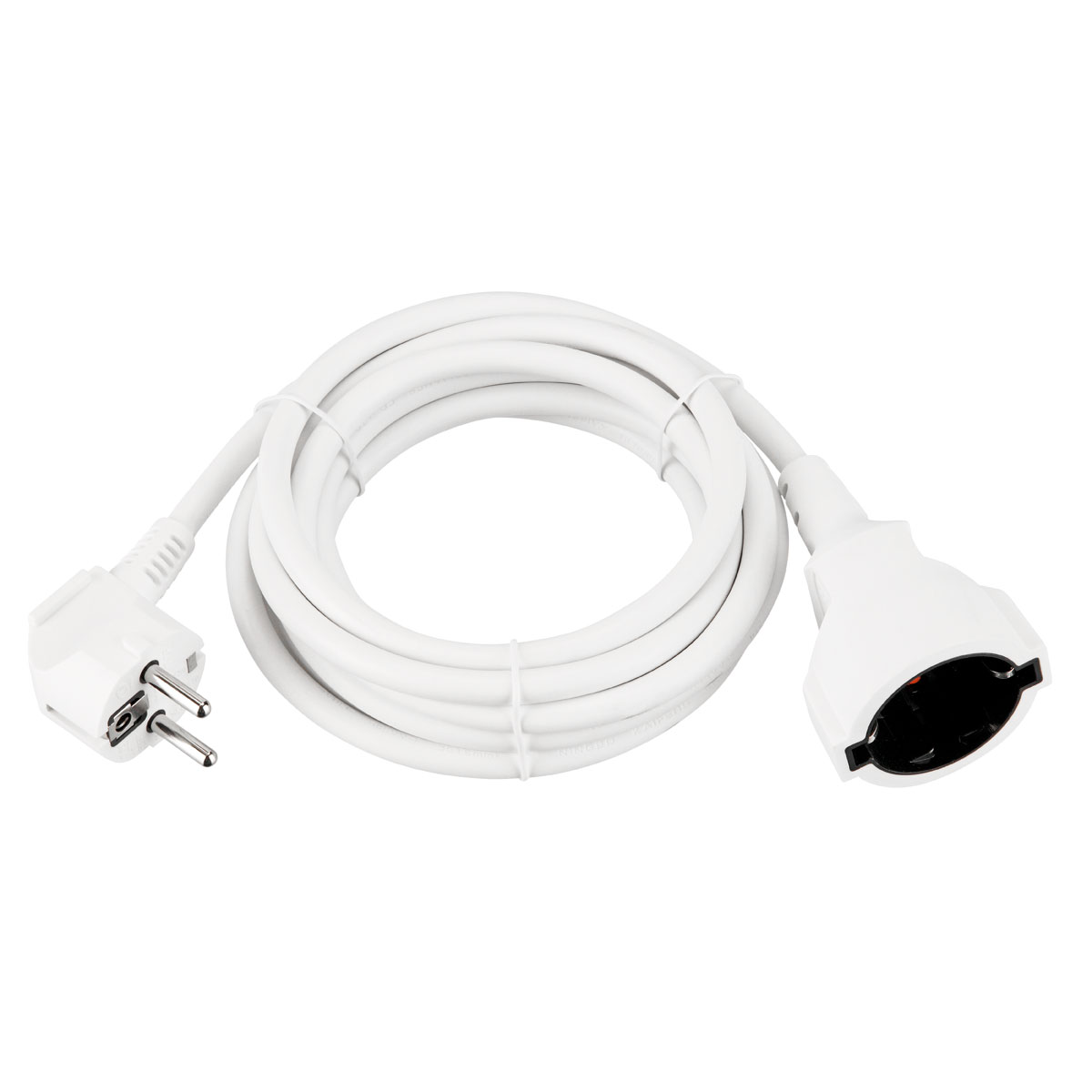 REV Ritter Verlängerung Schutzkontakt Kunststoff H05VV-F 3G1,5² 3m weiß Bild 1