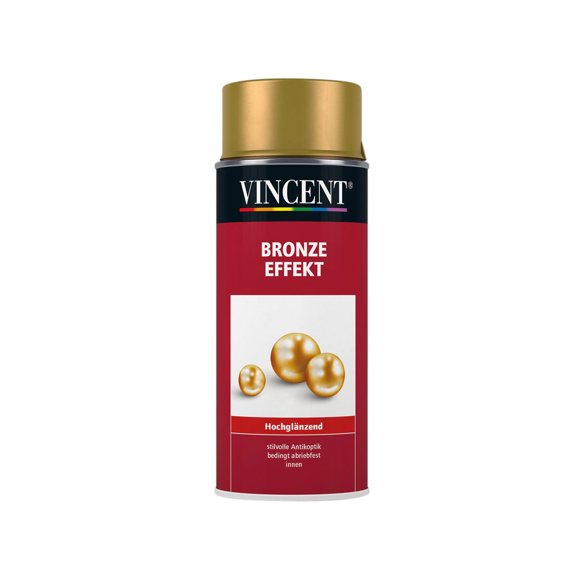 Vincent Bronze Effekt Spray Antikgold Glänzend 0,4 L