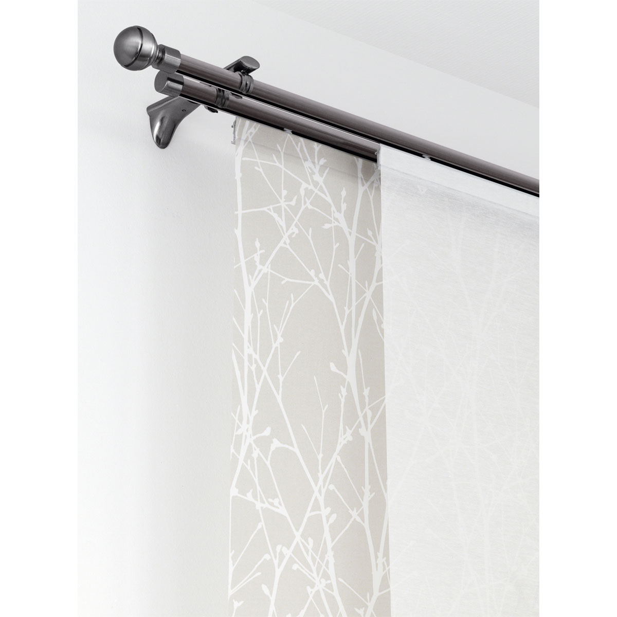 Gardinia  Gardinenstange Chicago mit Innenlauf Durchmesser 16 mm 160 cm titan Bild 5