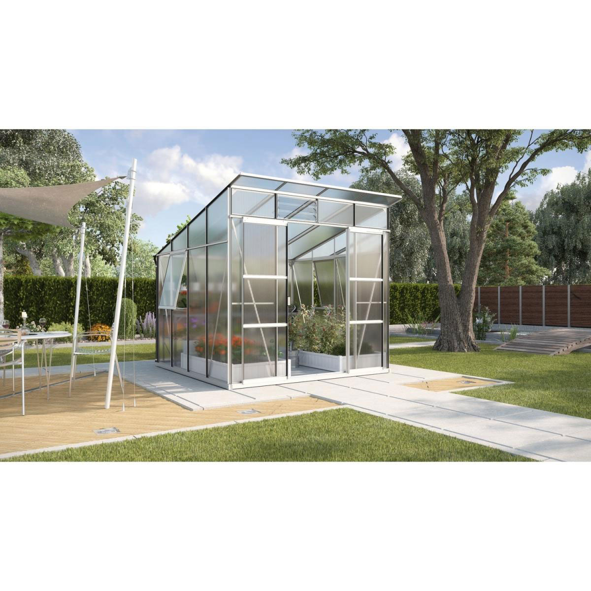 Vitavia Gewächshaus Freya 7600 6 mm silber Vitavia Gewächshaus Freya 7600 6 mm silber