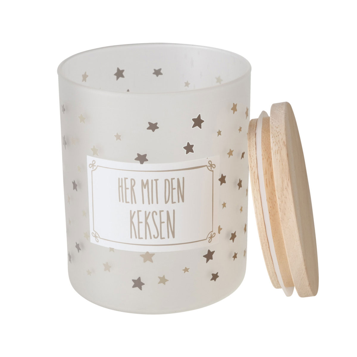 Vorratsglas Risor sortiert 750 ml Höhe 13 cm Durchmesser 10 cm Glas lackiert Bild 3