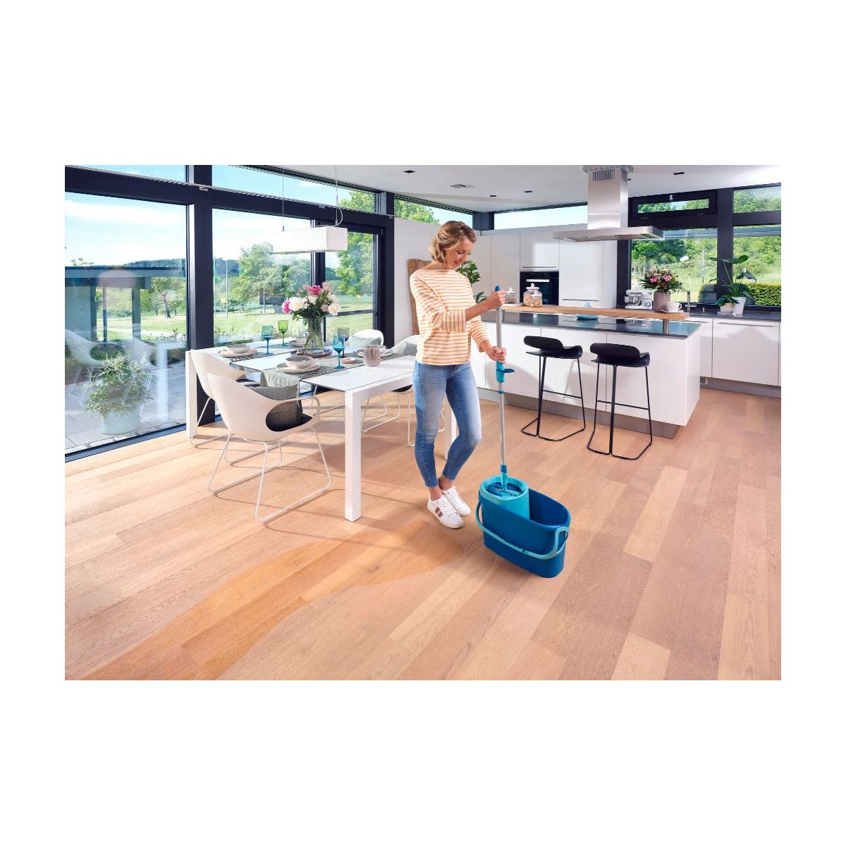 Leifheit Bodenwischer-Set CLEAN TWIST M Ergo Bild 3