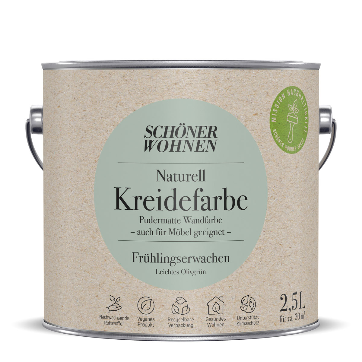 Schöner Wohnen Farbe Naturell Kreidefarbe 2,5 L Fruehlings- erwachen