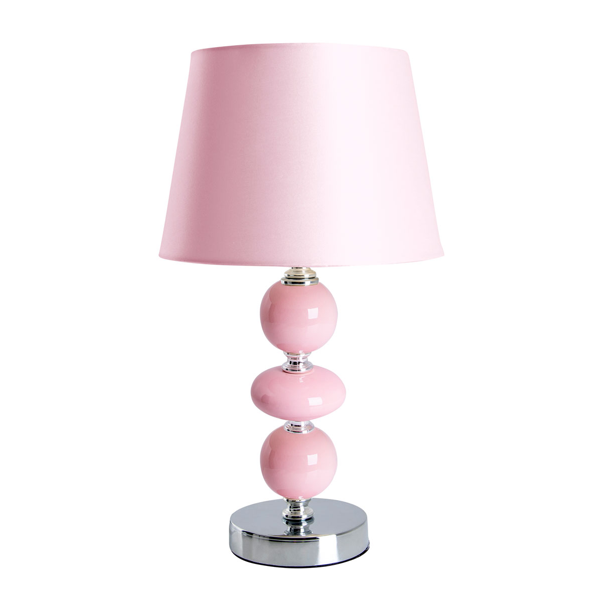 näve  Tischleuchte Araga rosa Keramik