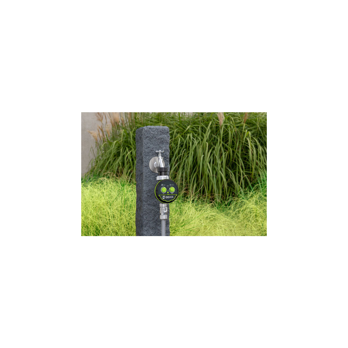 GEKA  Bewässerungscomputer Hahnadapter Bild 2