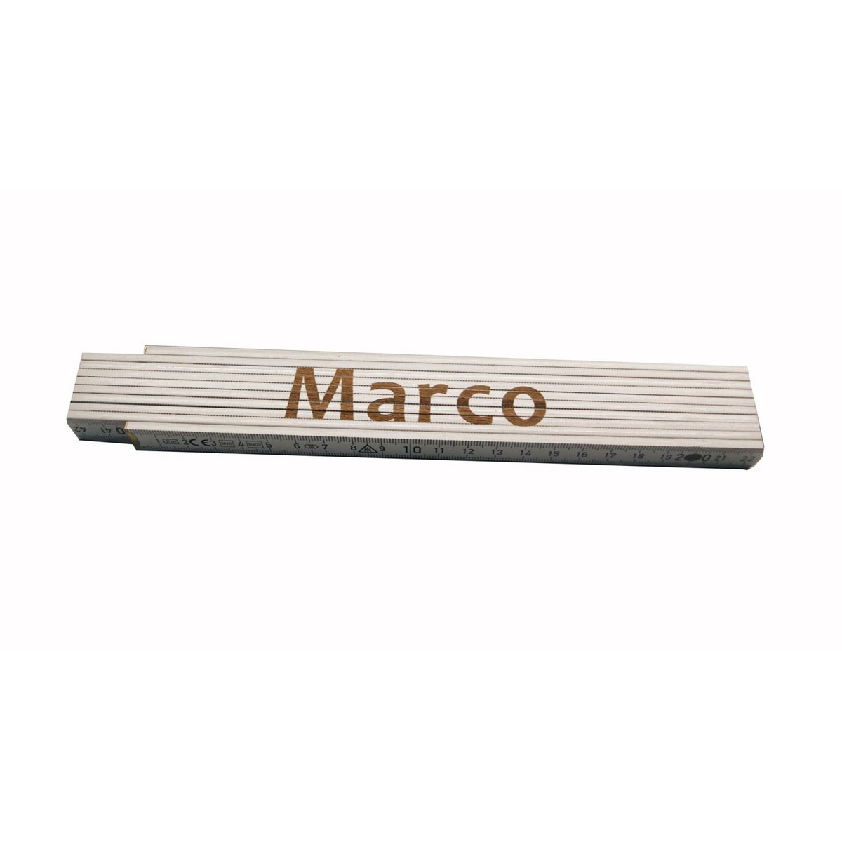 Gliedermaßstab „Marco“, 2m, weiß