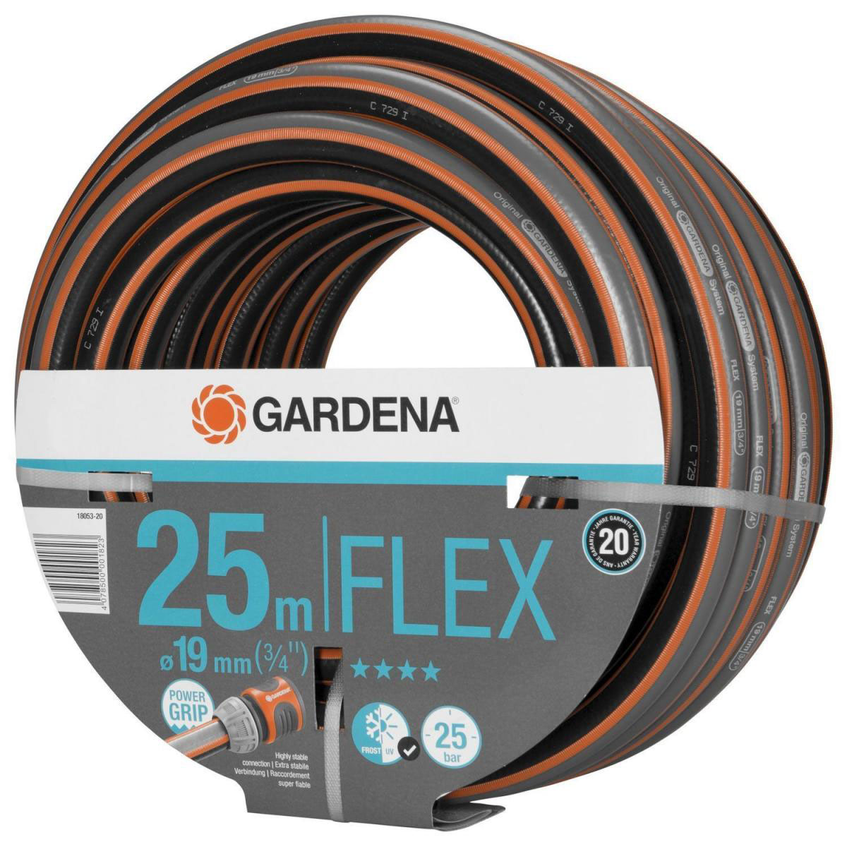 Gardena Gartenschlauch Flex Comfort 3/4 Zoll 25m 25 294786