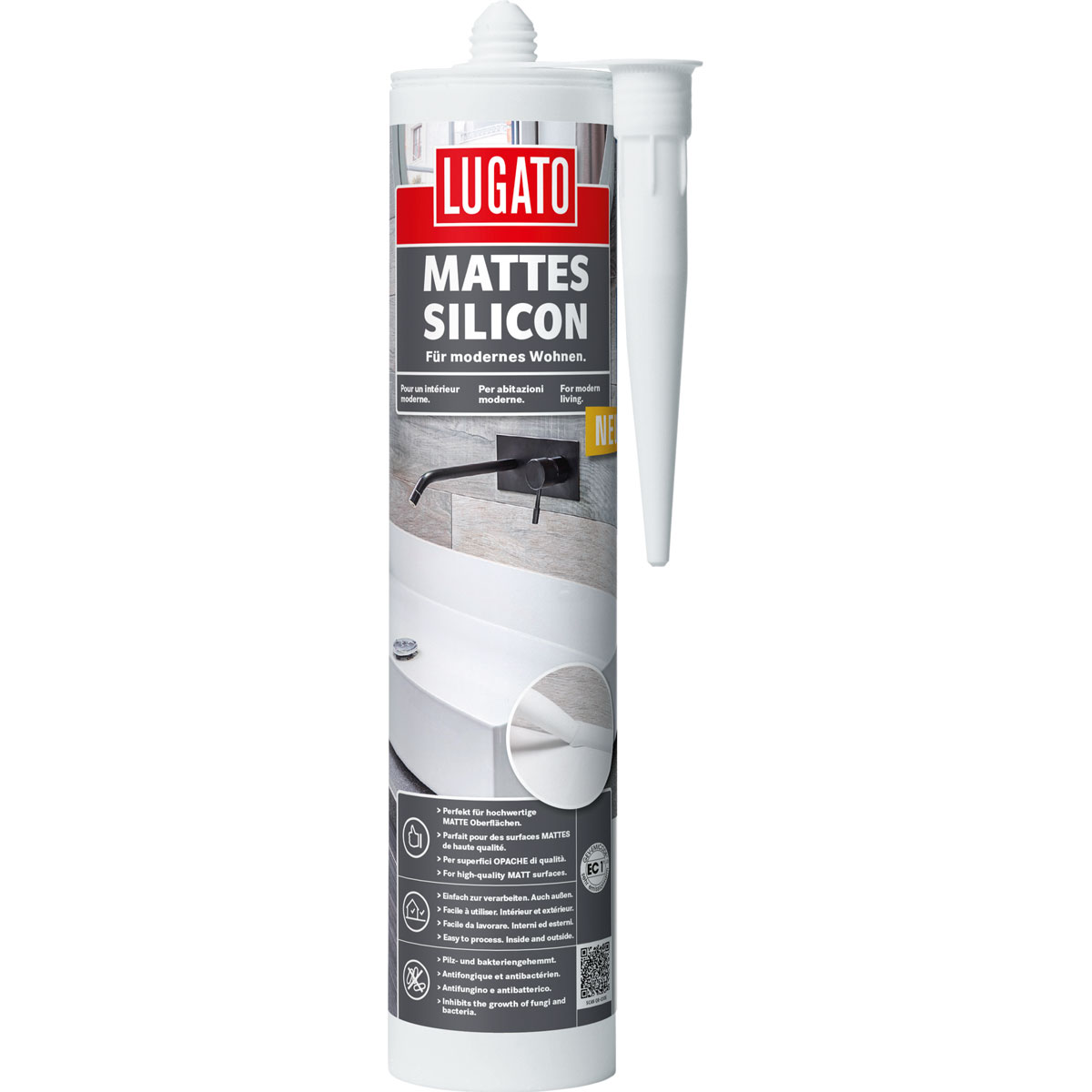 Lugato Mattes Silicon grau 310 ml