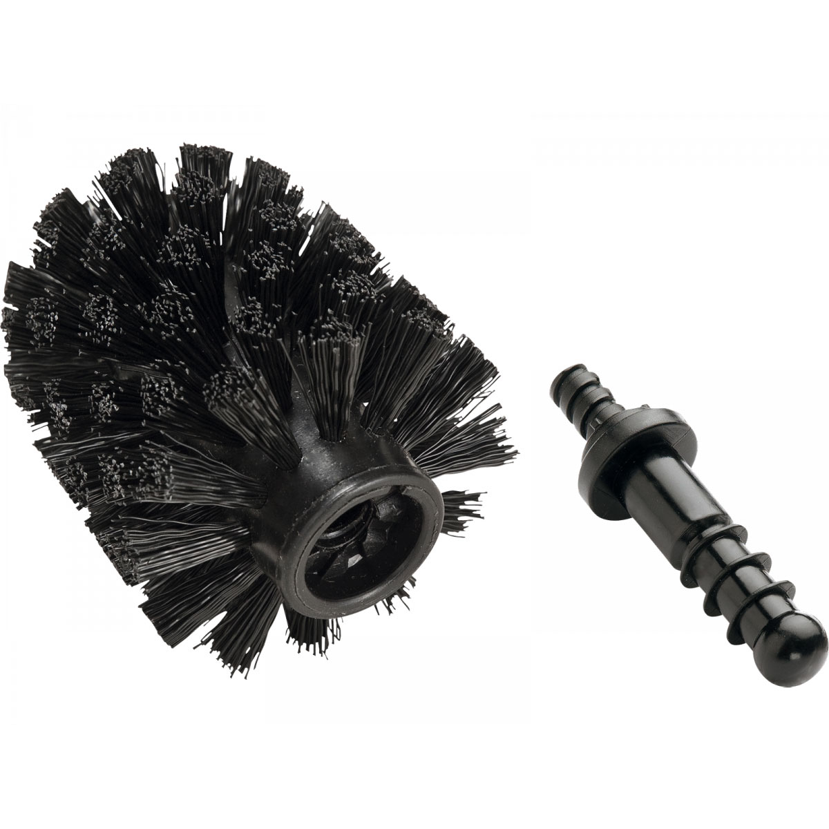 Wenko Ersatzbürste schwarz Durchmesser 7,5 cm