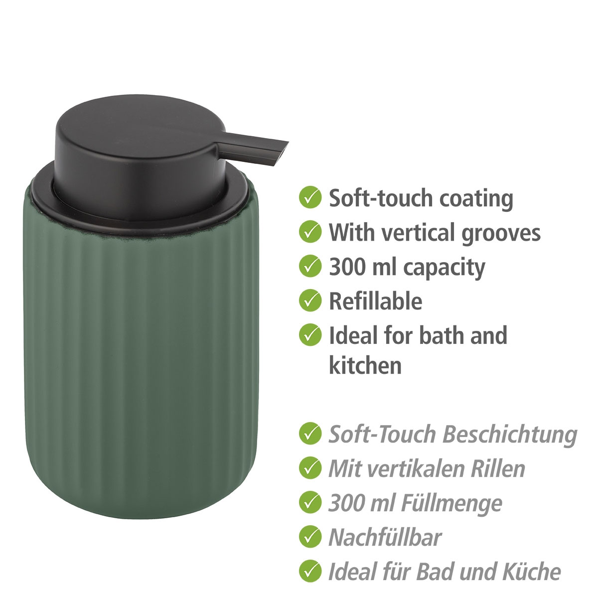 Wenko Seifenspender Belluno grün Bild 2