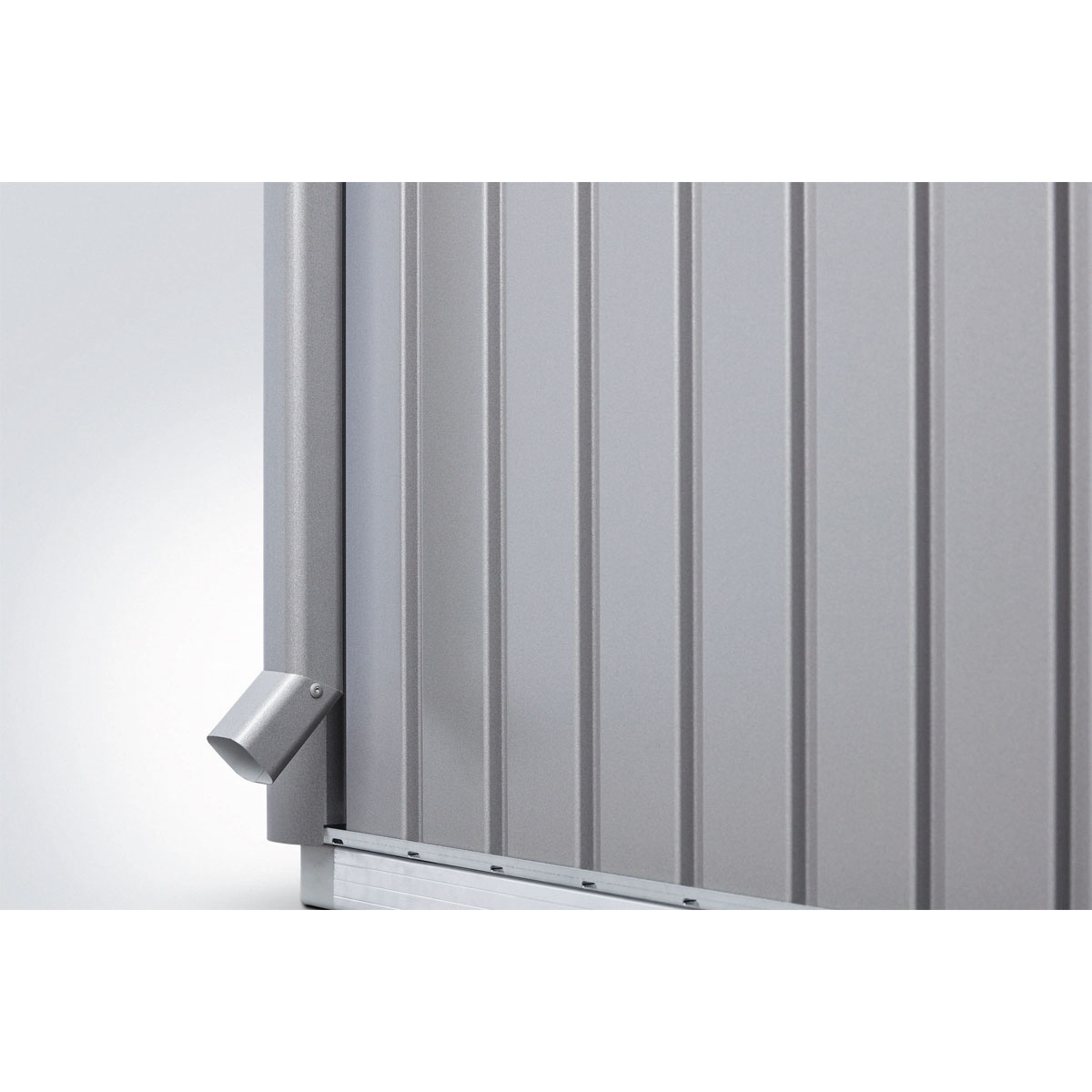 Biohort Regenfallrohr-Set Panorama quarzgrau-metallic 2 Stück