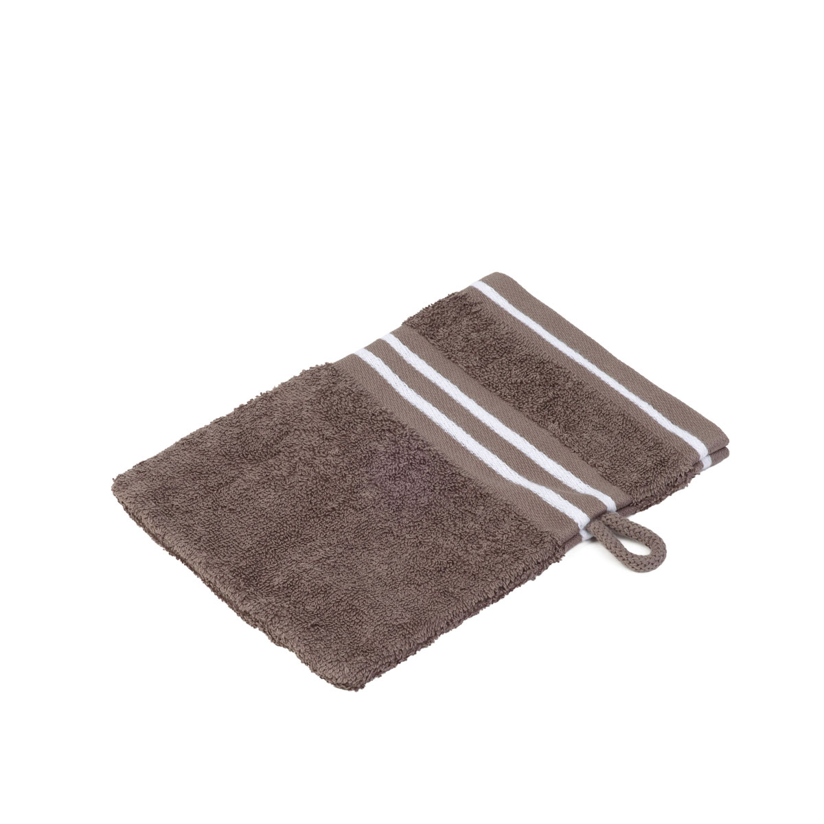 Gözze Frottier-Waschhandschuh Rio 16 x 21 cm taupe vollfarbig