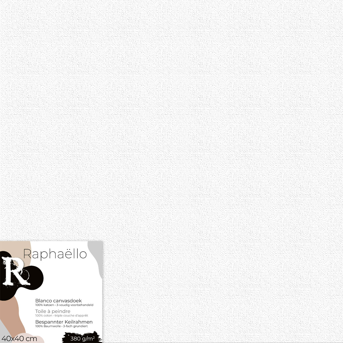 Leinwand Canvas 40x40 cm weiß Bild 1