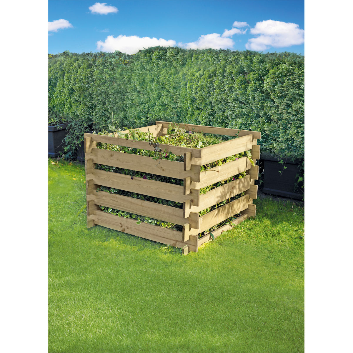 Wingart Komposter natur 100 x 70 x 100 cm Bild 4