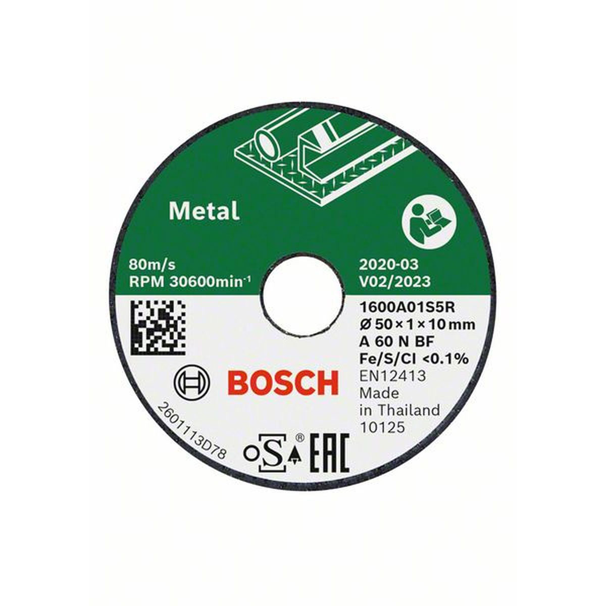 Bosch Trennscheibe Easy cut und Grind aus Metall 50 x 110 mm 3 Stück