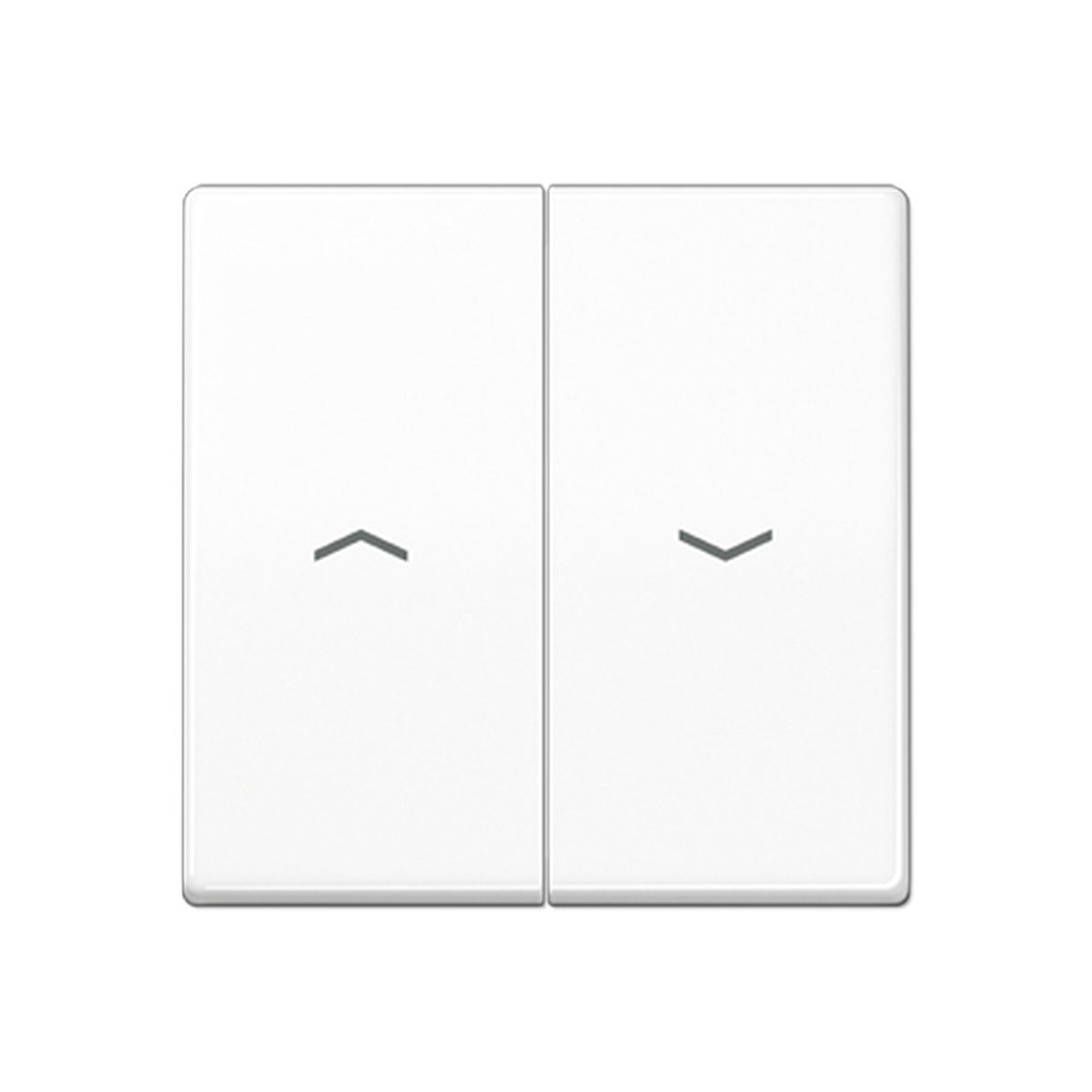 Jung Abdeckung für Jalousieschalter AS 500 alpinweiß