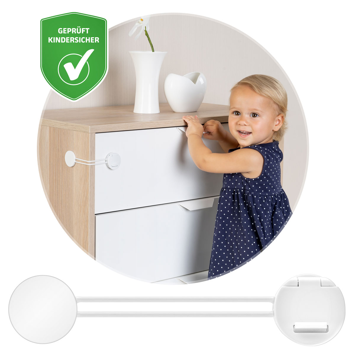 Reer Multi-Sicherung für Möbel weiß Bild 1