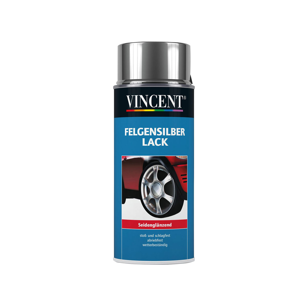 Vincent Felgensilber Lack Spray seidenmatt 400 ml