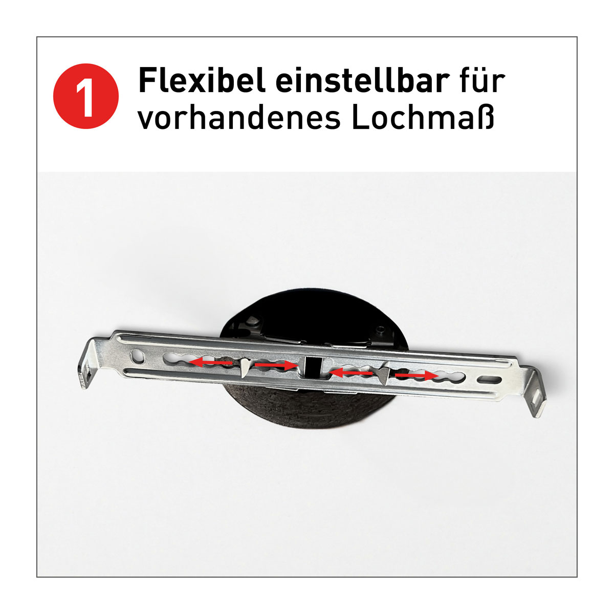 Naeve LED DL Bonus Metall/KS weissLxBxH: 16,5x16,5x1,5cm Bild 5