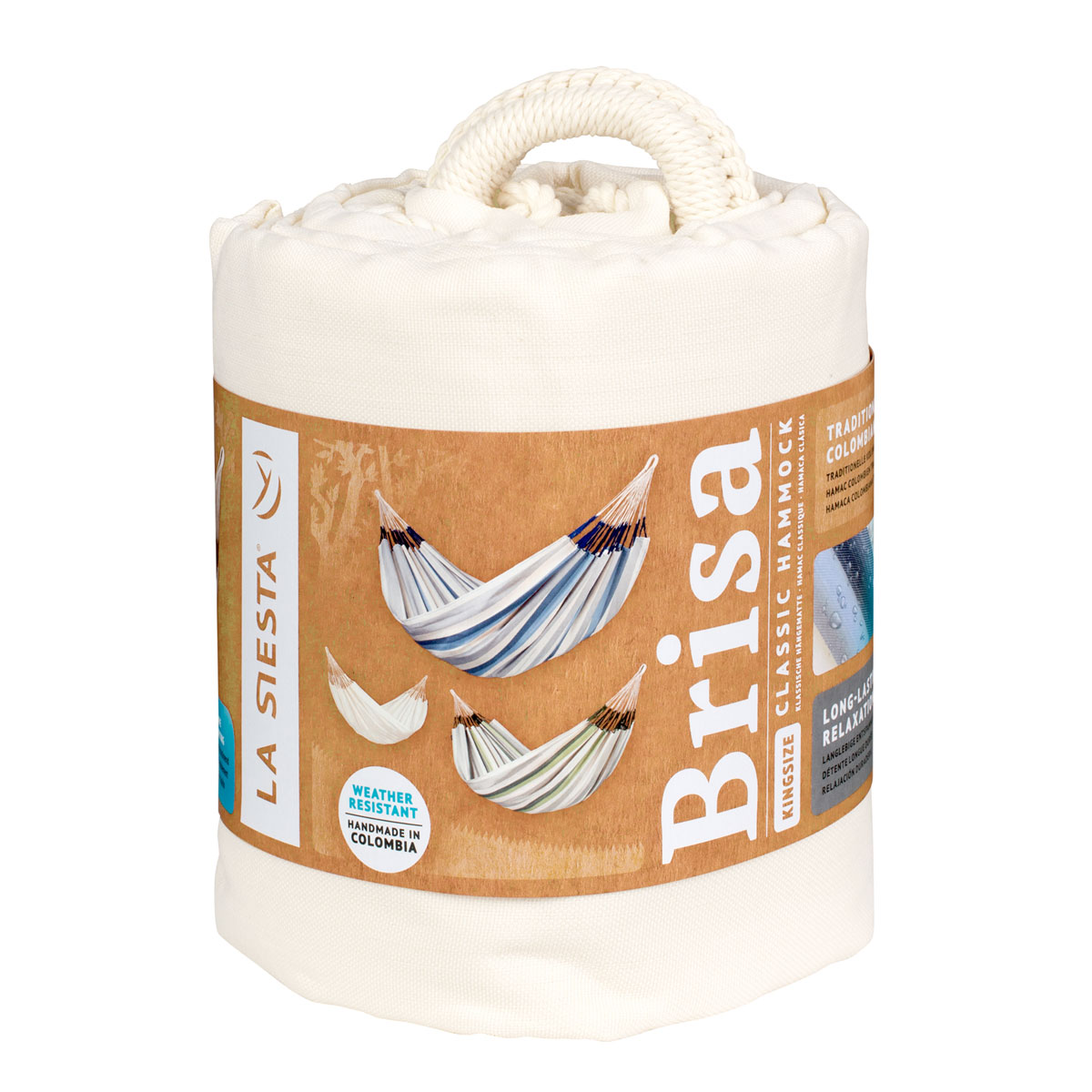 La Siesta Kingsize-Hängematte Brisa Vanilla Wetterresistent Bild 2