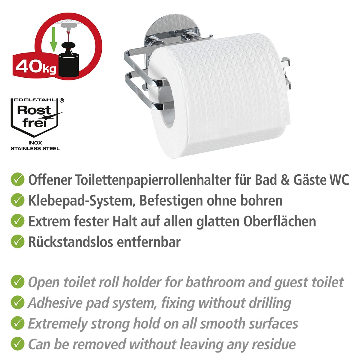 Wenko Turbo-Loc Toilettenpapierhalter Bild 3