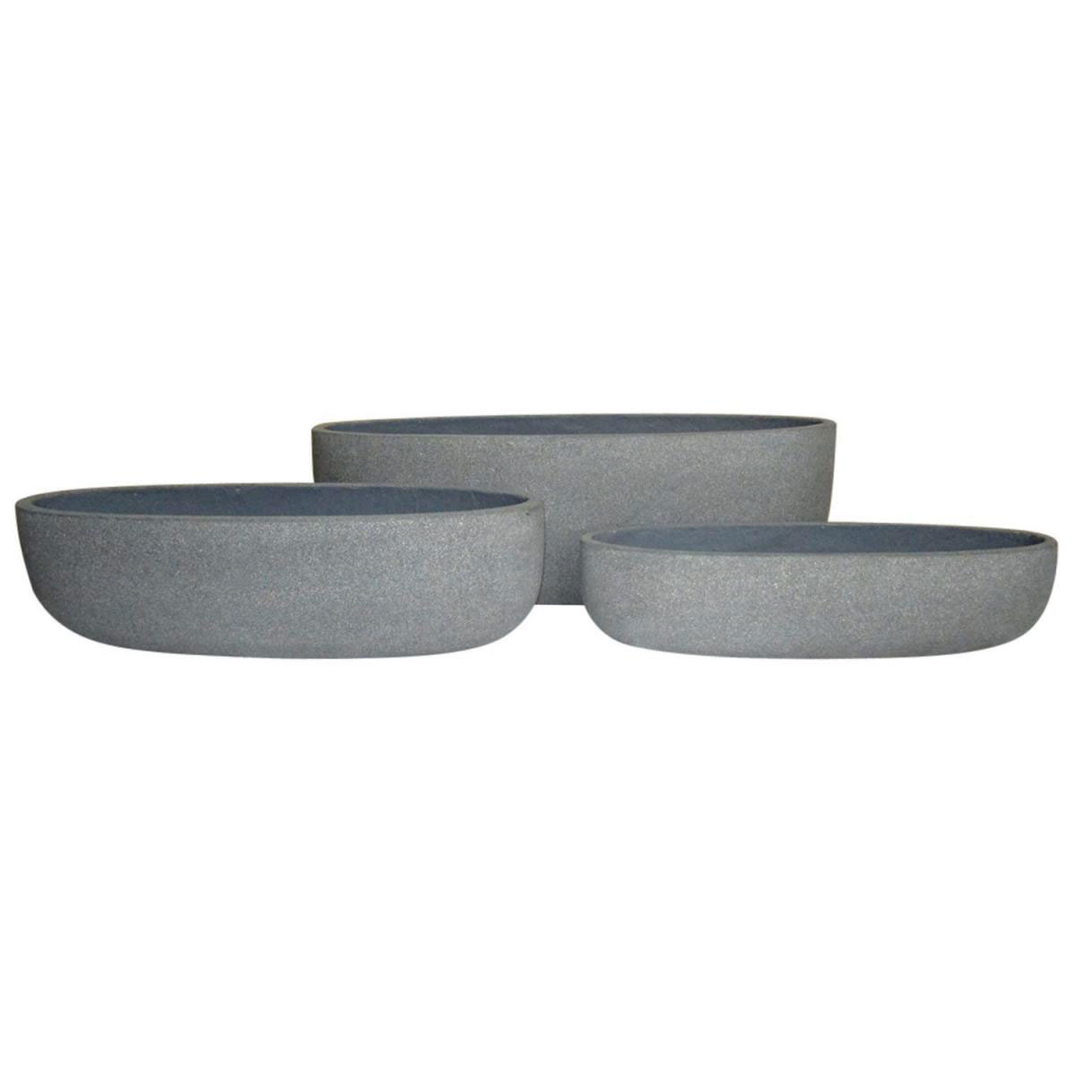 Haveson Jardiniere Pure 64 x 19 x 15,5 cm grau