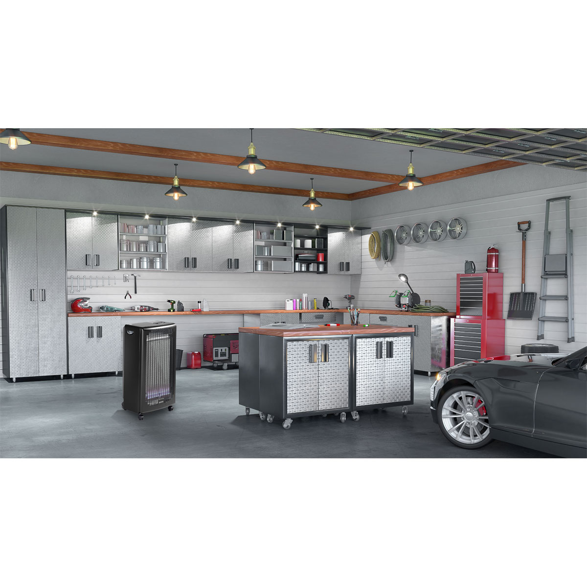 Gas Heizofen Blue Flame mit ThermostatHGO 4200/4 BFT Eco Bild 4