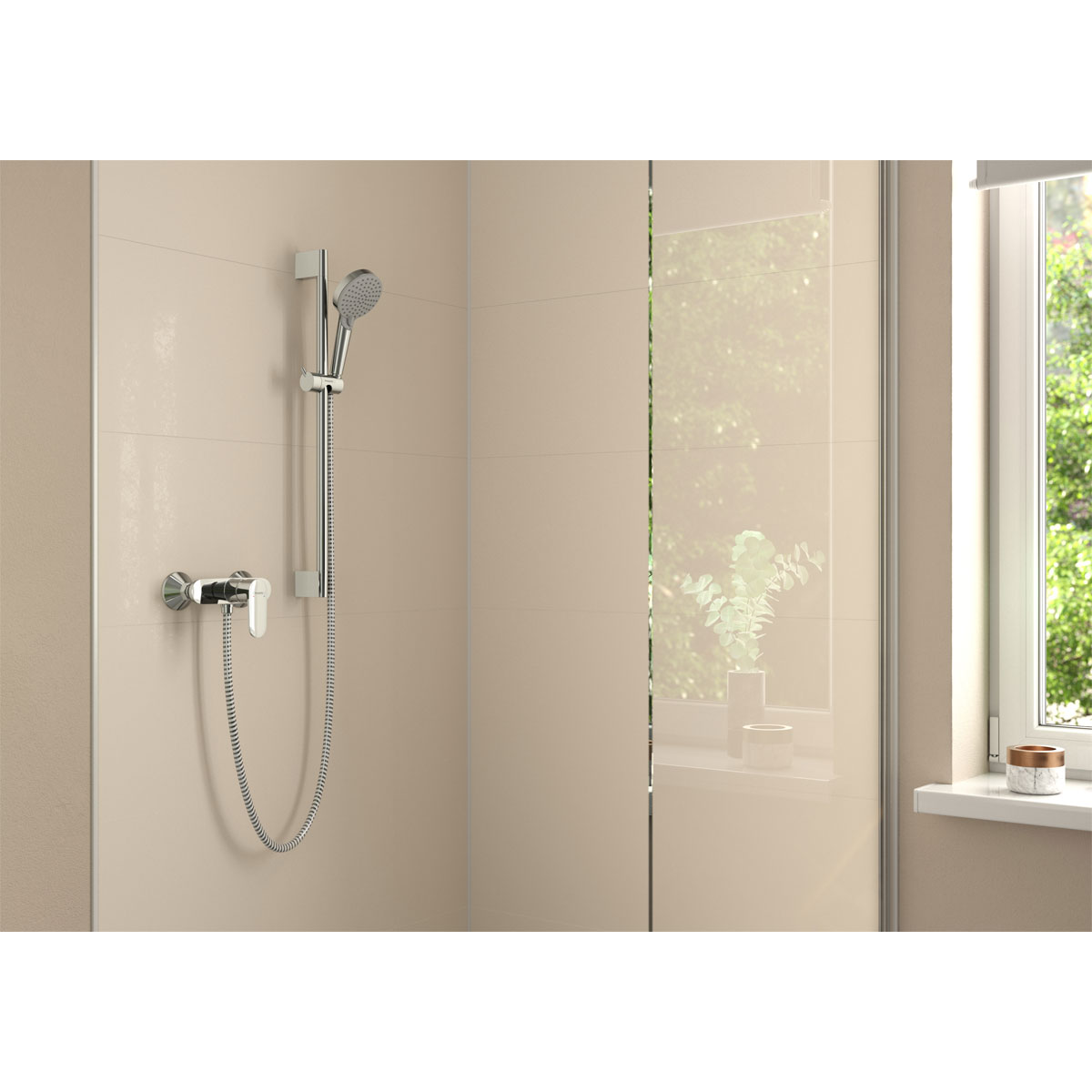Hansgrohe Einhebel-Brausemischer Vernis Blend Aufputz chrom Bild 3