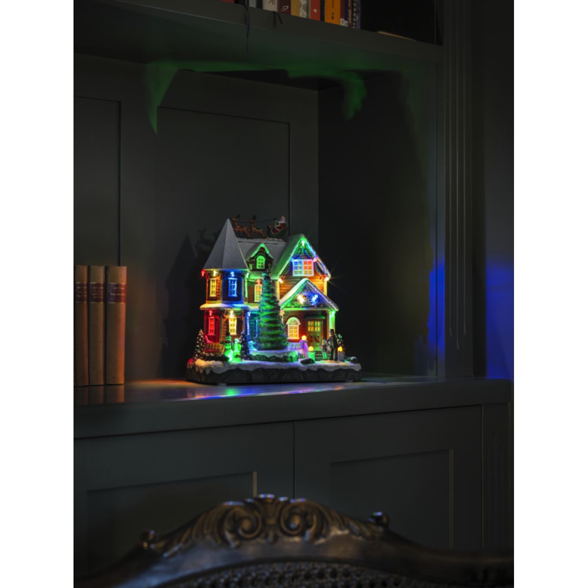 Konstsmide LED Szenerie Haus mit Baum