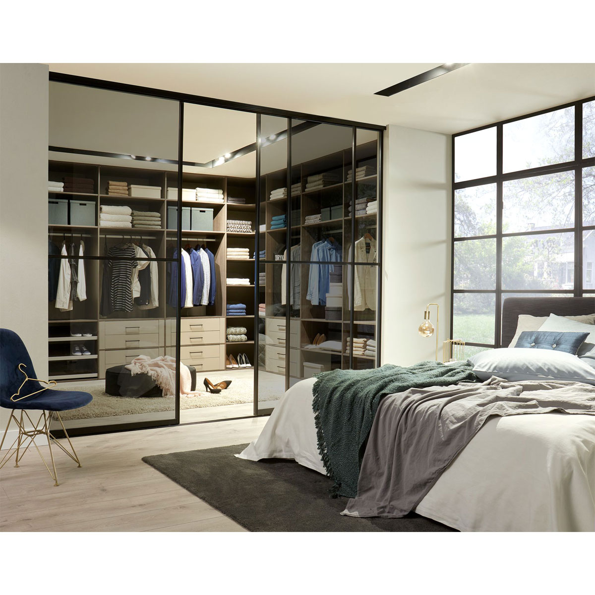 Hibitaro  Rahmenlose Nova Schiebetür auf Maß als Schrank- / Nischentür Bild 4