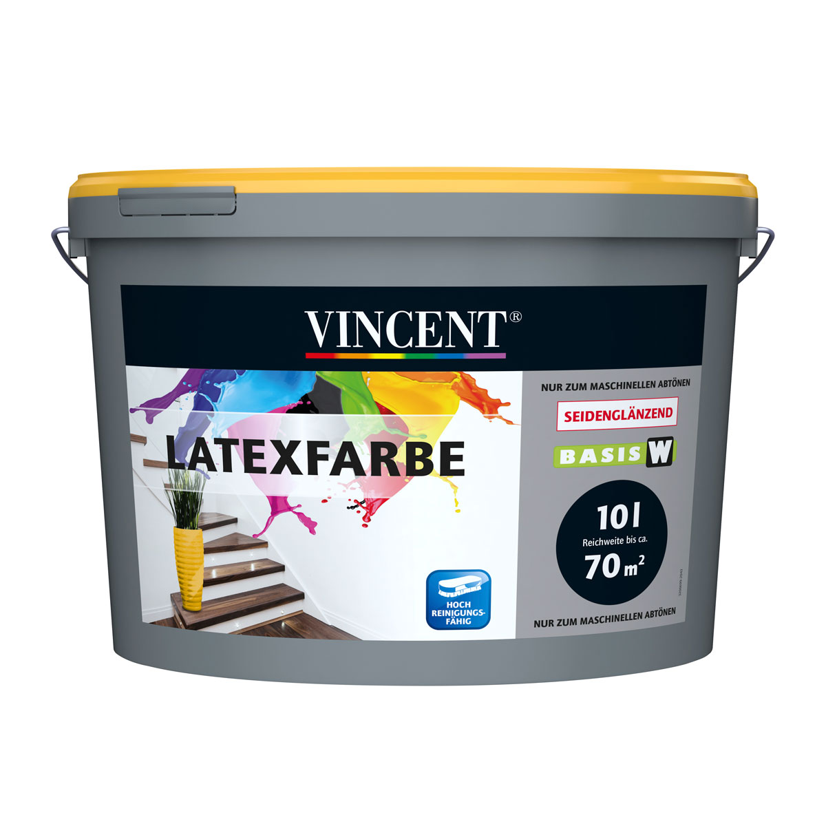 Vincent WandfarbeLatexfarbe MIX IT! seidenglänzend 10 l