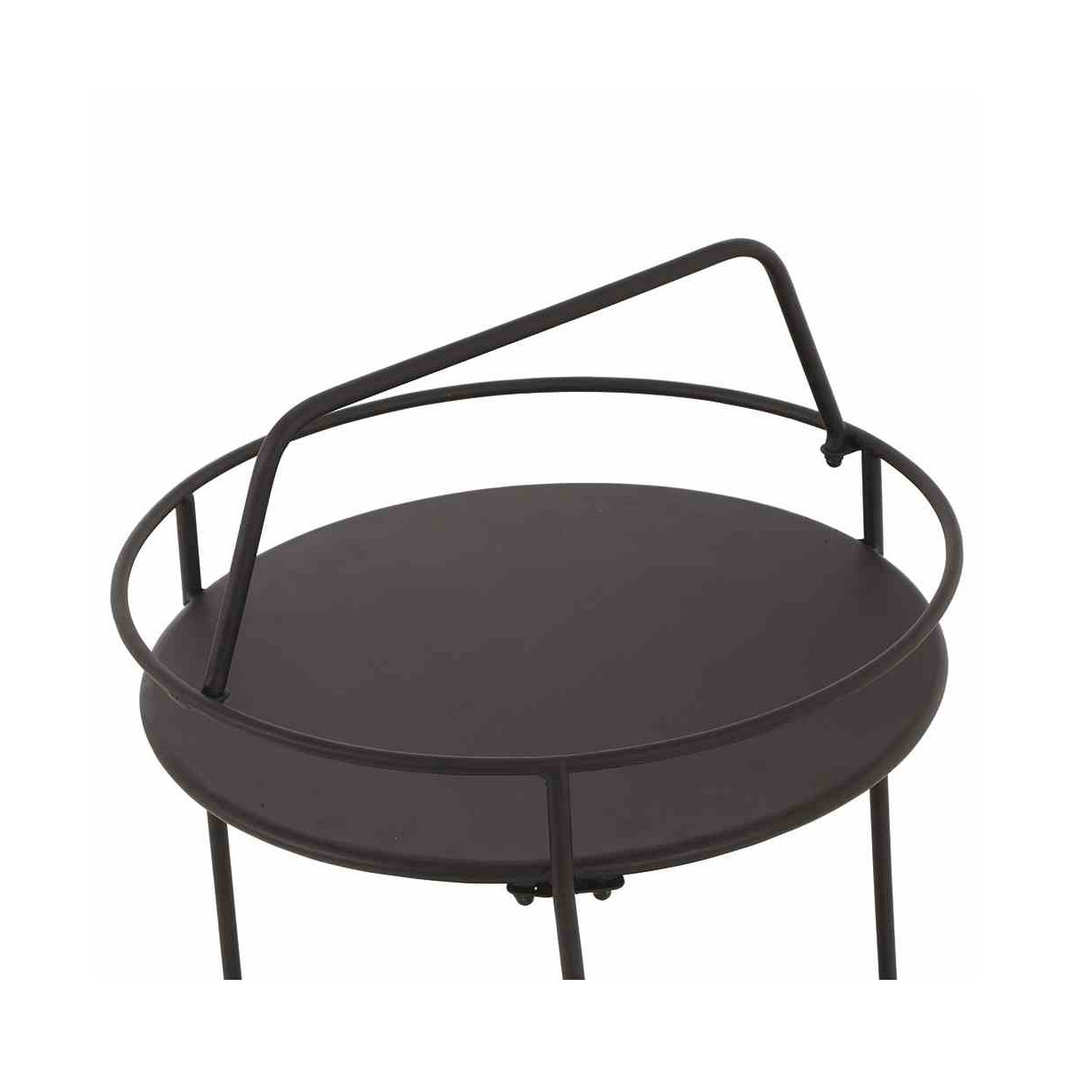 Siena Garden Beistelltisch Siero 42 x 74 cm schwarz Bild 3