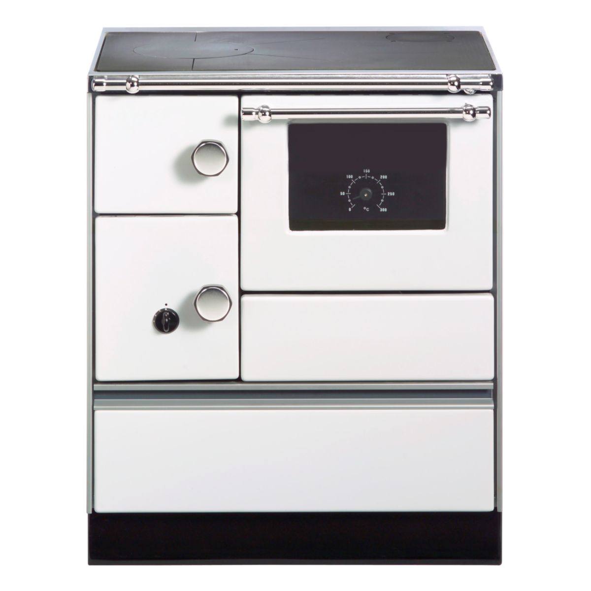 Westminster Holzherd K76-70, Farbe: Weiss, Backrohr, 7,3kW