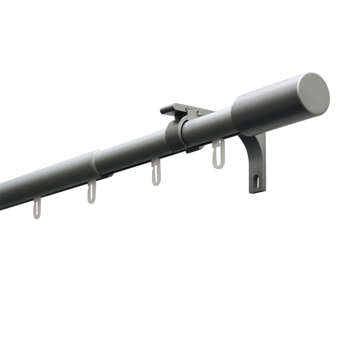 Gardinia Gardinenstange Paros Durchmesser 22/19 mm silber 190-360 cm Bild 1