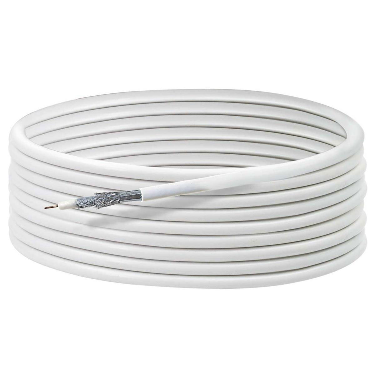 Schwaiger SAT-Koaxialkabel 110 dB 10m weiß Bild 1