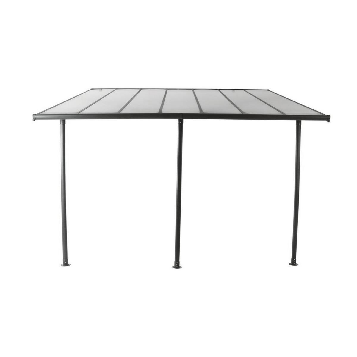 Durabil Terrassenüberdachung 4 x 3 m inkl Regenrinne Bild 1