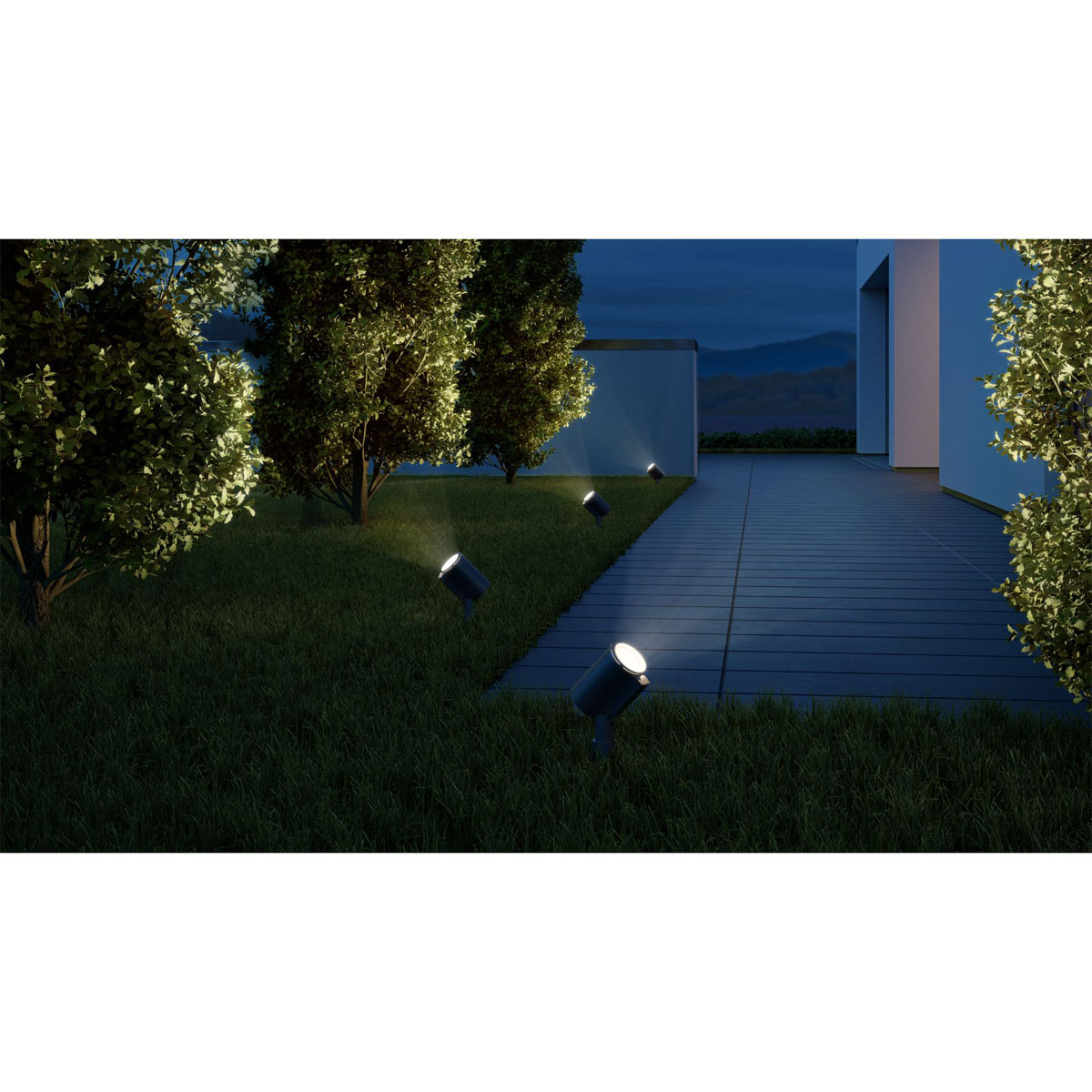 Steinel LED-Wegeleuchte Spot Garden N mit Dämmerungssensor anthrazit Bild 2