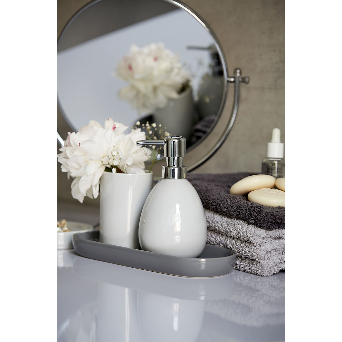 Wenko Seifenspender Polaris weiß 390 ml Bild 2