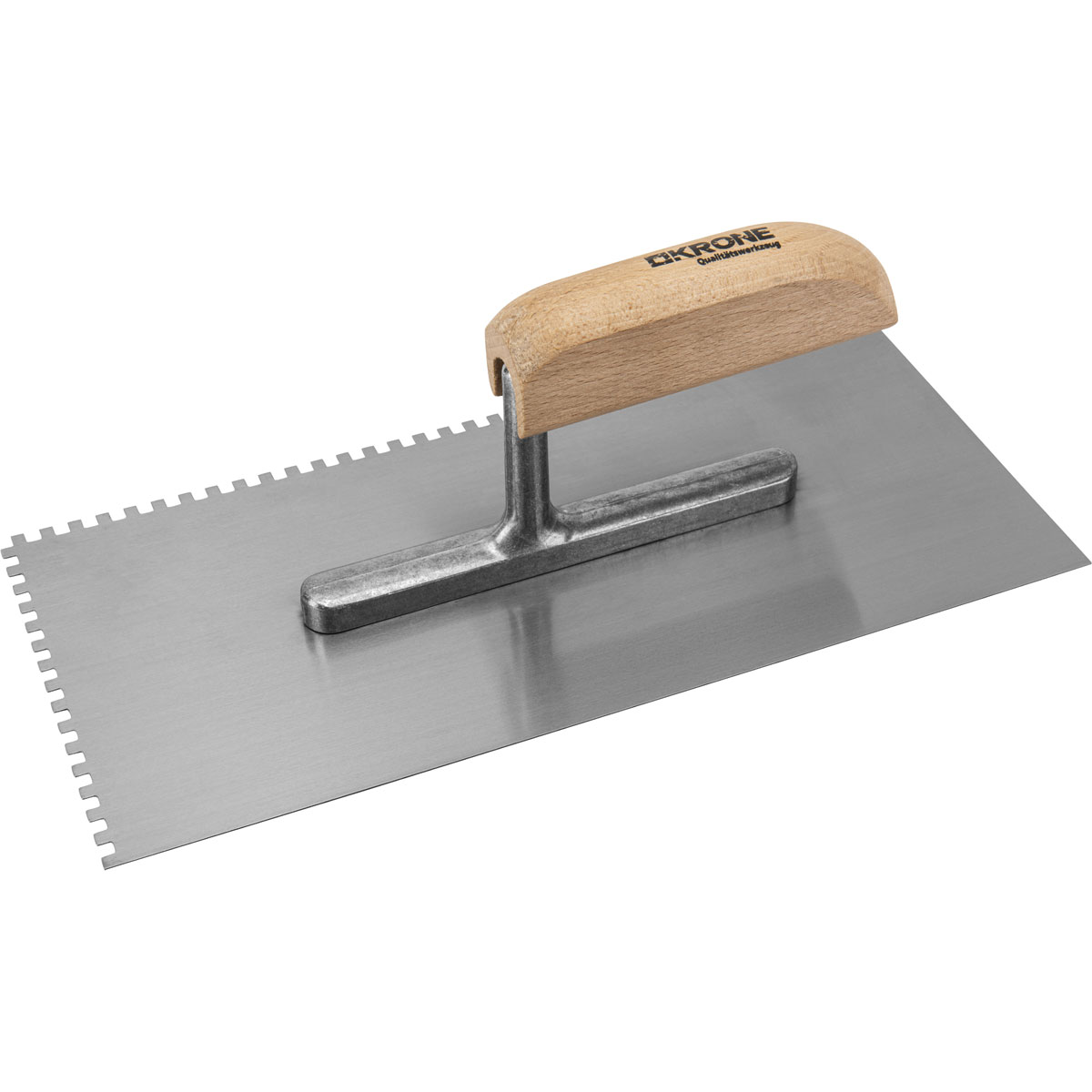 Krone Zahnglättekelle 280 x 130 mm Zahnung 4 x 4 mm Krone Zahnglättekelle 280 x 130 mm Zahnung 4 x 4 mm