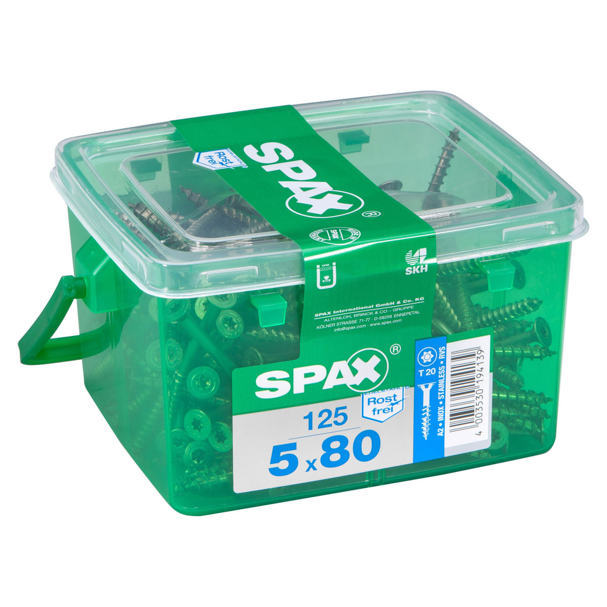 Spax Edelstahlschrauben Senkkopf 5x HKB 125 Stück Bild 2