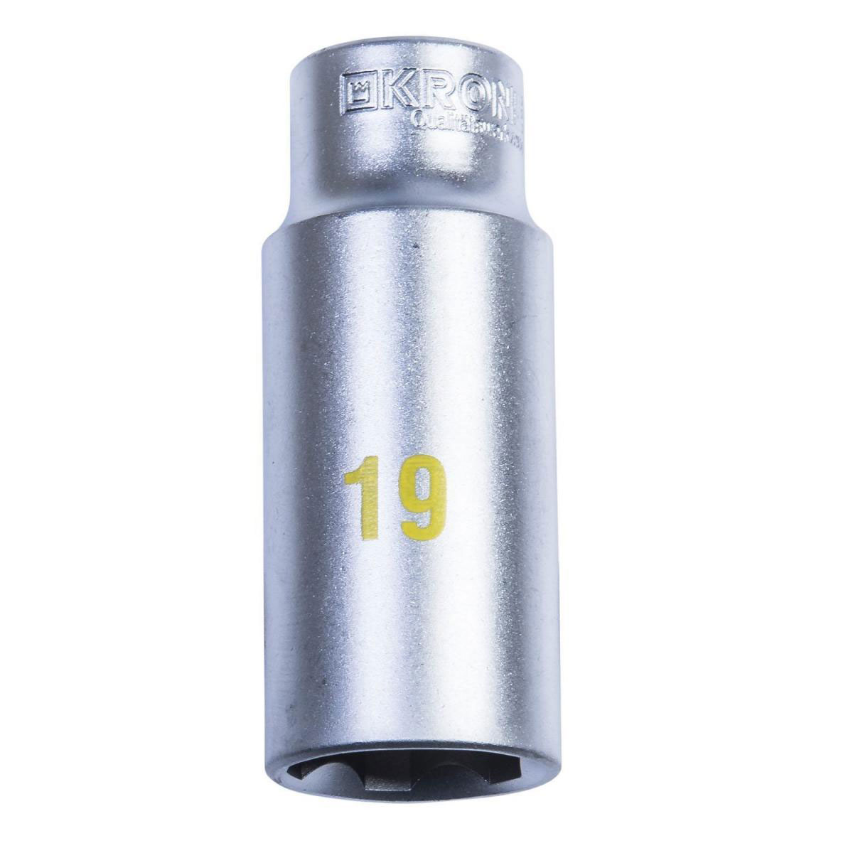 Krone Steckschlüssel lang 3/8 19 mm Bild 1