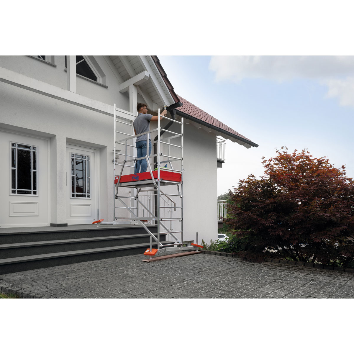 Krause  ClimTec Alu-Komplettgerüst Arbeitshöhe max 7m Bild 4