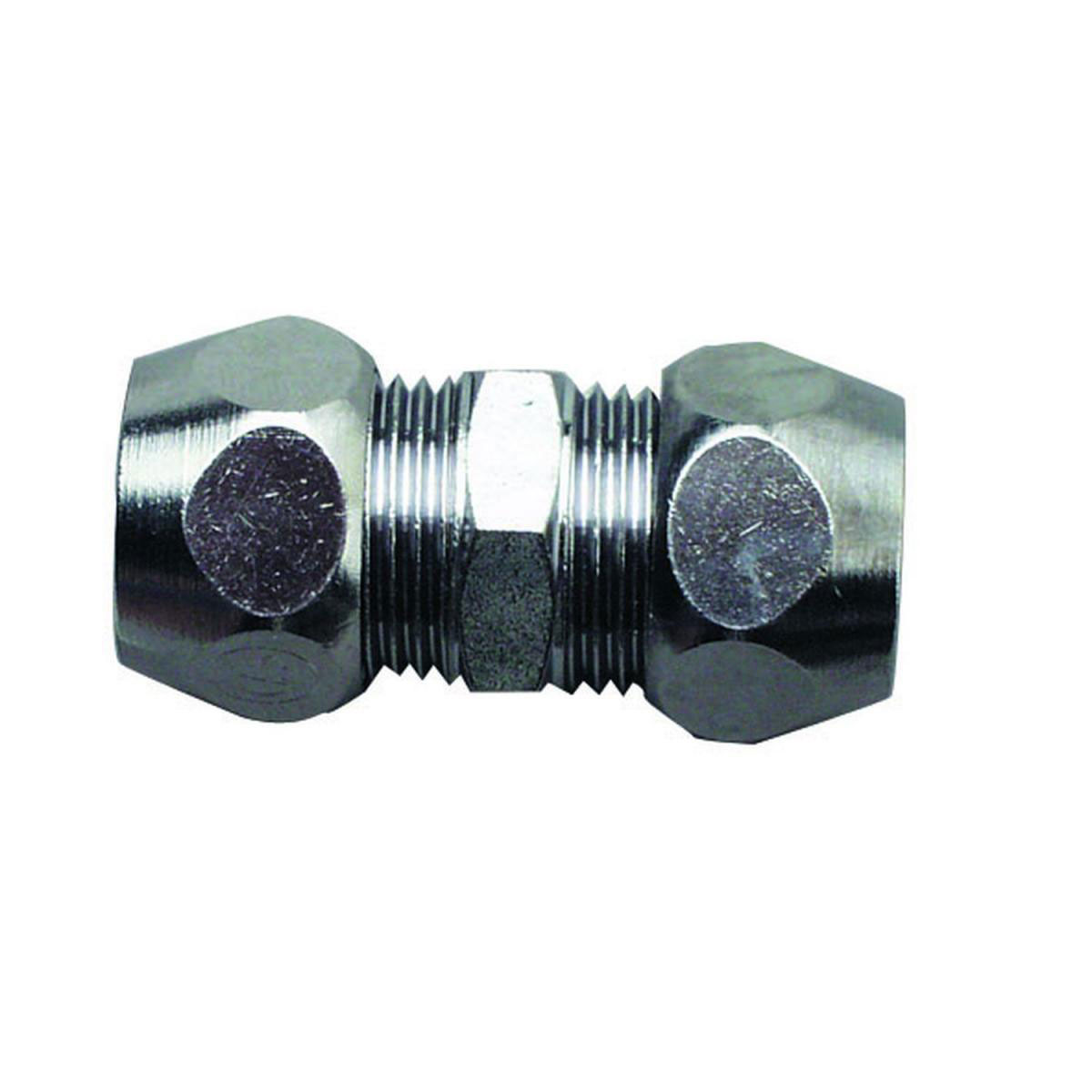 Verschraubung doppelt 12 x 12 mm chrom Verschraubung doppelt 12 x 12 mm chrom