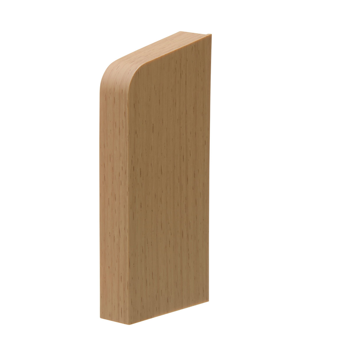 Endstück rechts Buche hell für Rohrverkleidungsleiste