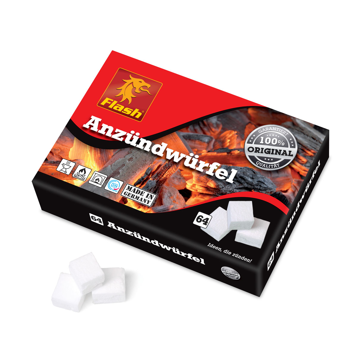 Flash Anzünder Paraffin 64er