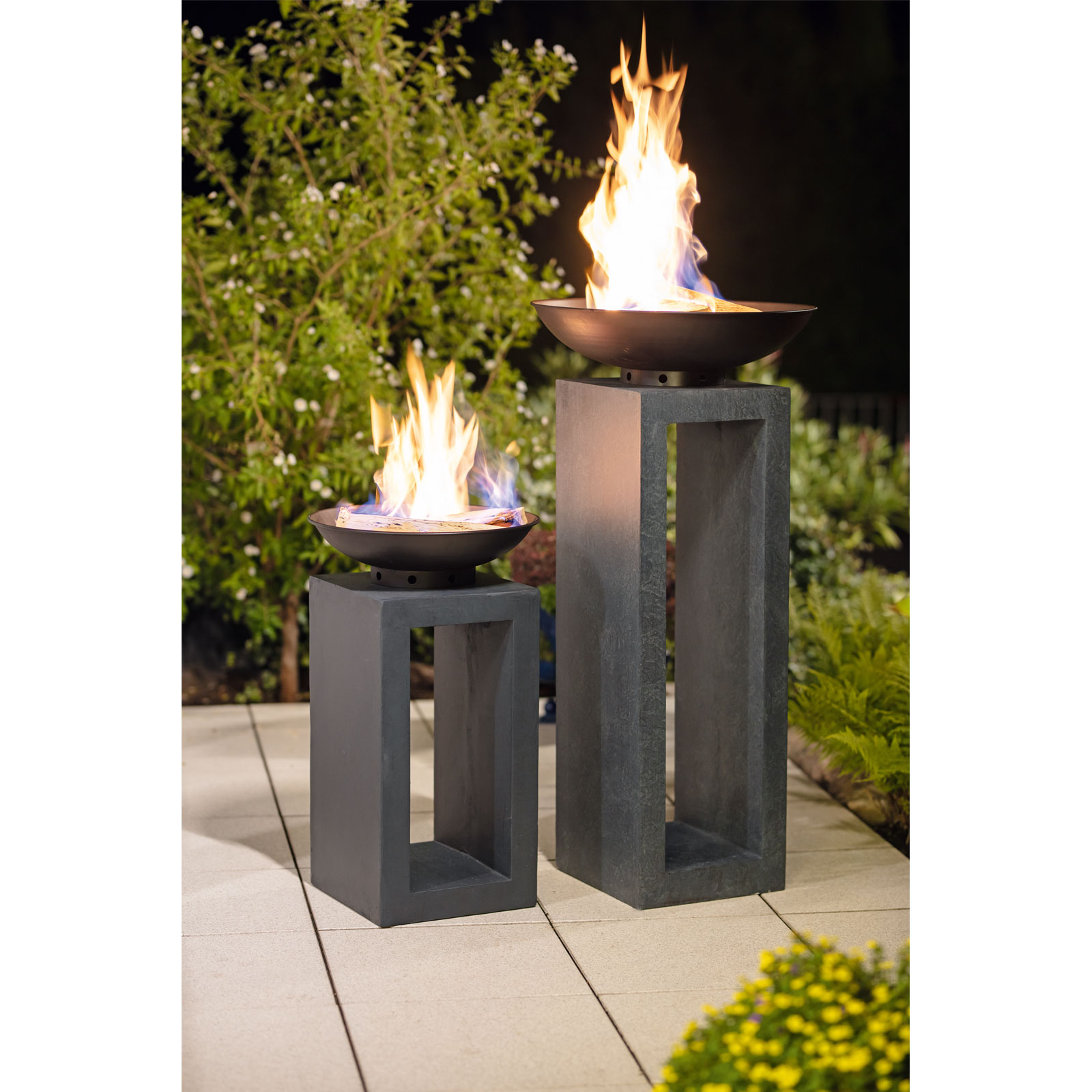 Rothmann Feuerschale Tilburg auf Podest 50 x 105 cm Bild 3