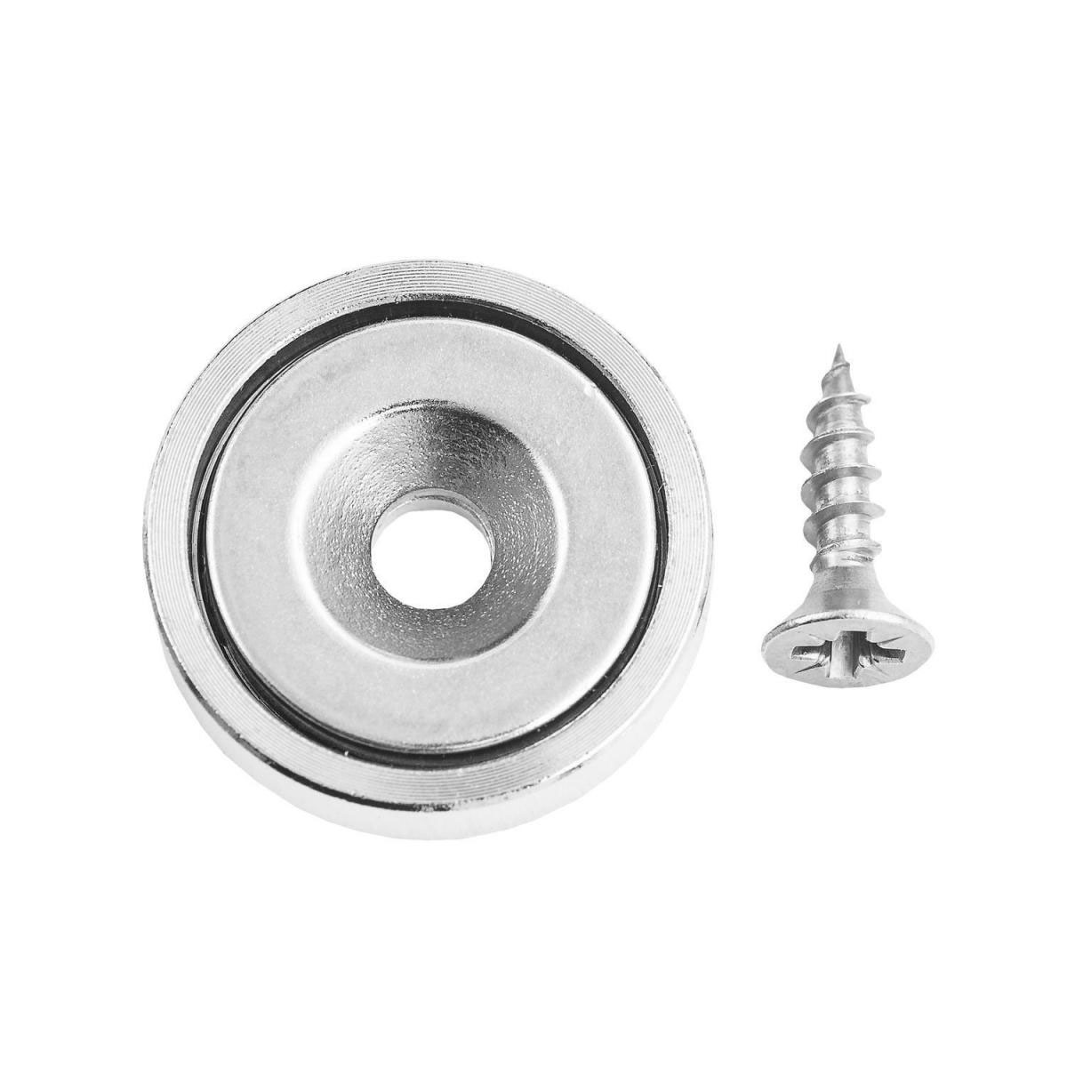 Connex Magnet Neodym rund 25 x 7 x 5,5 mm vn 16 kg mit Senkkopflochung